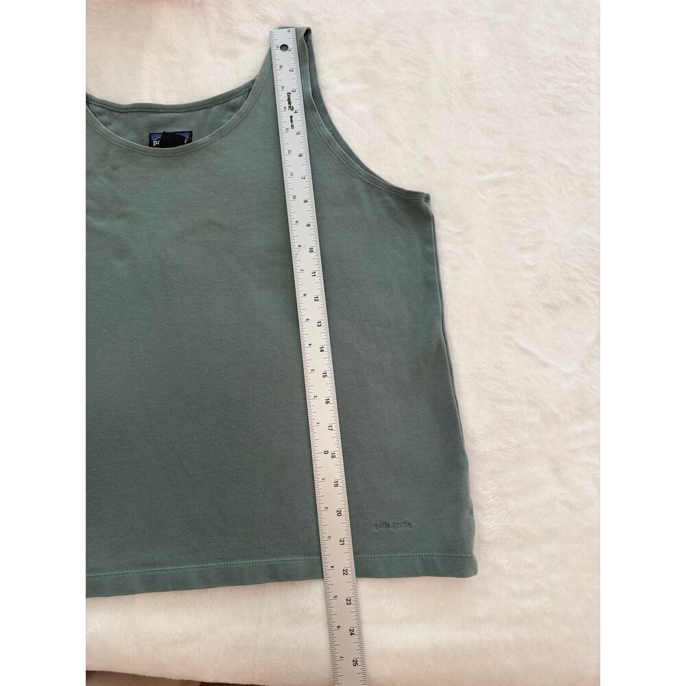 Patagonia Tank Top Sleeveless Green Gray Women's Large Granola Girl Capsule - Picture 6 of 9
